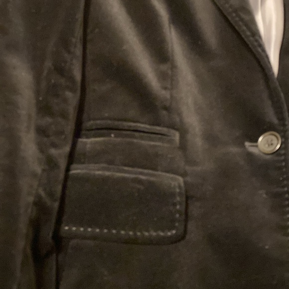 Black velvet Banana Republic blazer size 0 - Picture 4 of 9